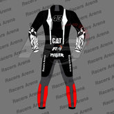 Jack Miller Winter Test 2025 Motorcycle Race Leather Suit Back